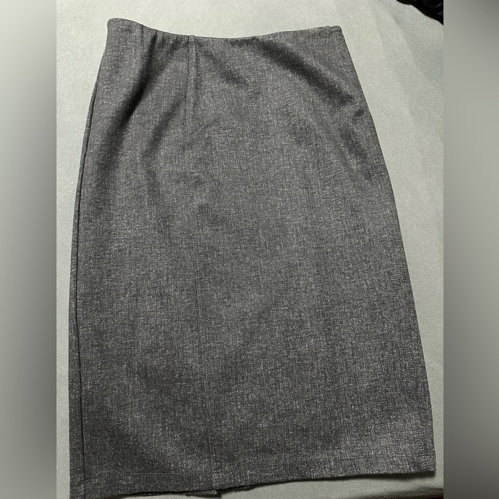Charcoal gray Pencil skirt